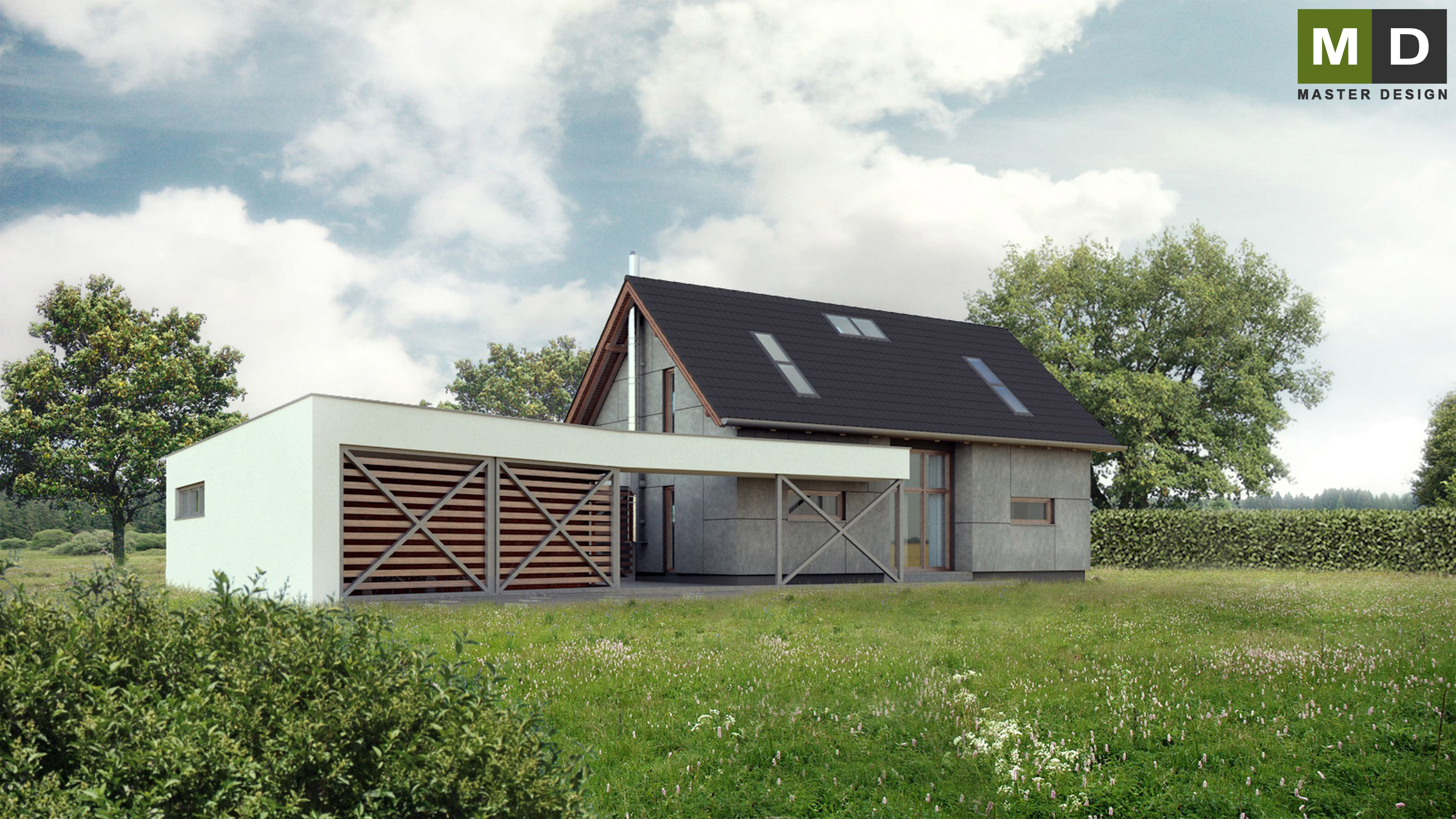 Reconstruction of the house to a luxury and low energyKojkovice u Třince - visualisation2 Reconstruction of the house to a luxury and low energyKojkovice u Třince - visualisation2