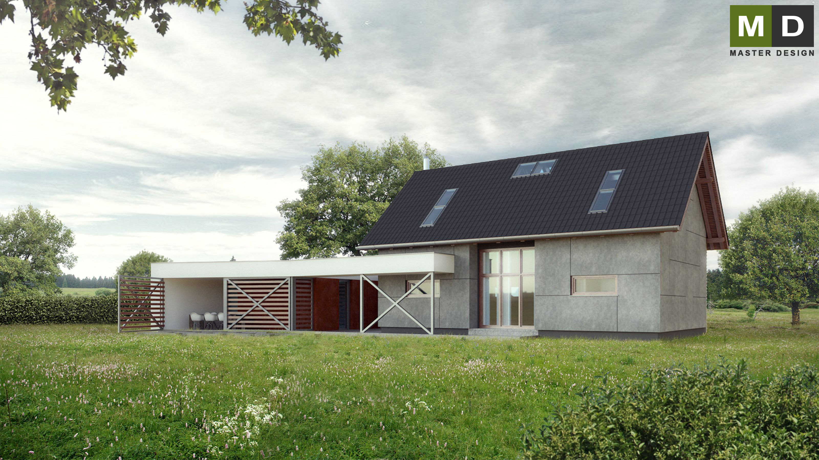 Reconstruction of the house to a luxury and low energyKojkovice u Třince - visualisation5 Reconstruction of the house to a luxury and low energyKojkovice u Třince - visualisation5
