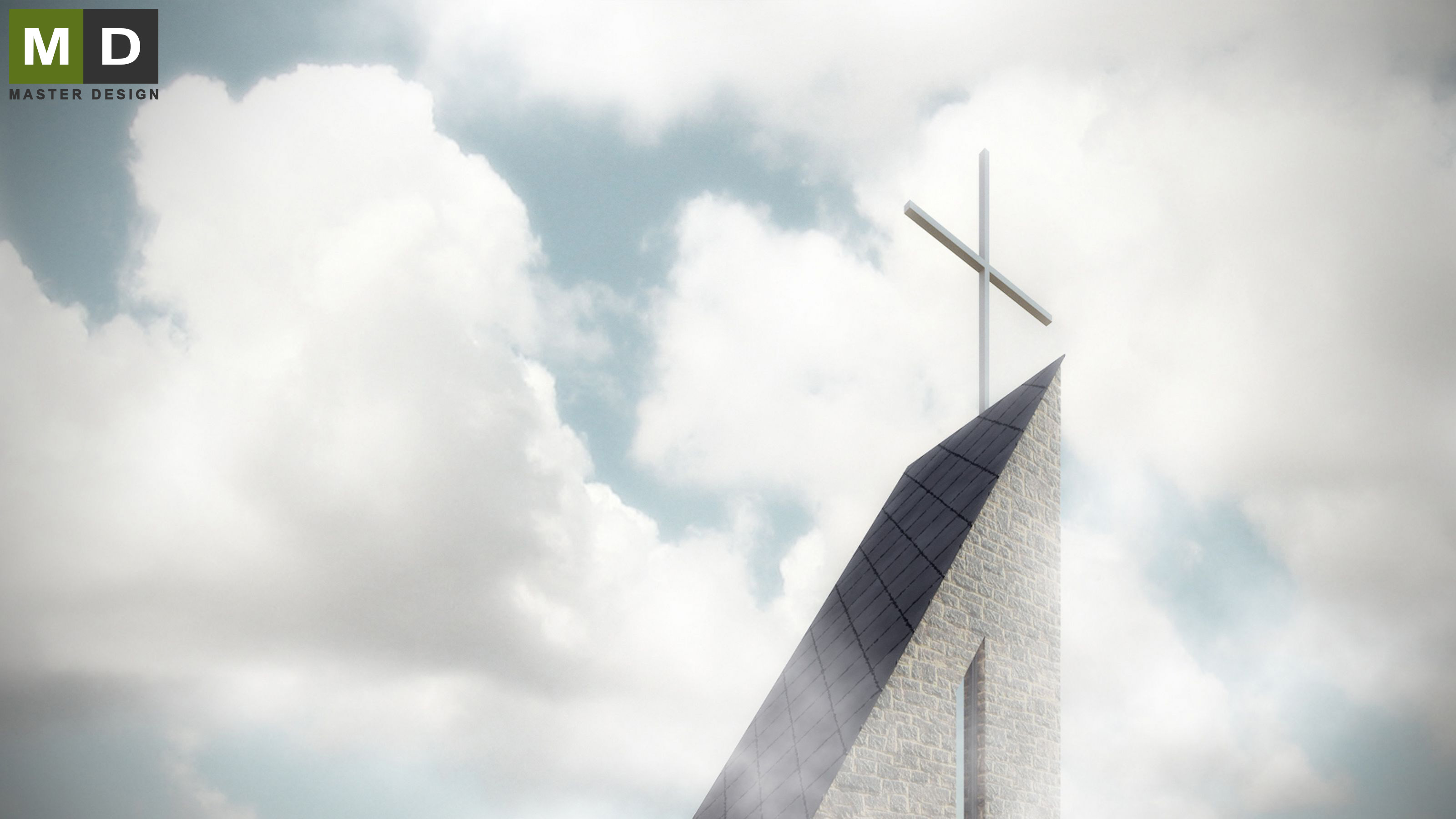 New building of the Roman catholic church - Krnov - main visualisation New building of the Roman catholic church - Krnov - main visualisation