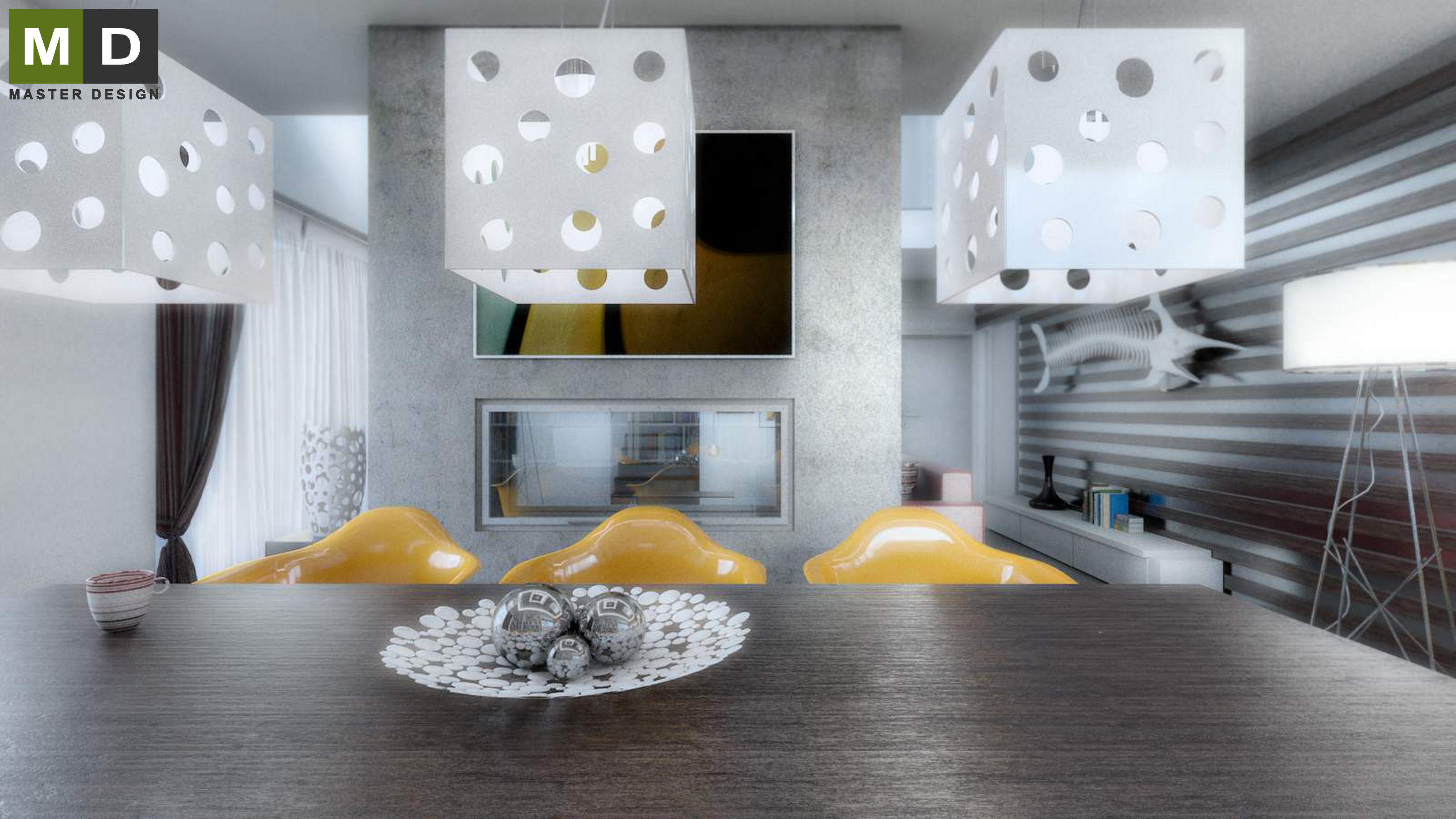 Family house interiorBudišovice - visualisation2 Family house interiorBudišovice - visualisation2