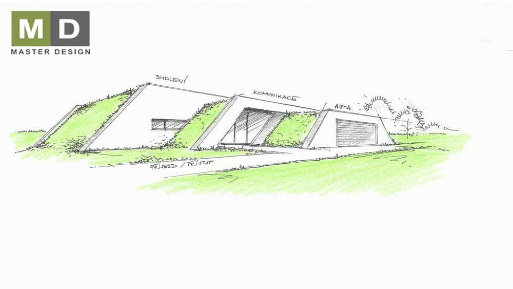 Luxury villa with green roof - Praha Újezd u Průhonic