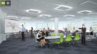 Interior of office building - Brno - main visualisation