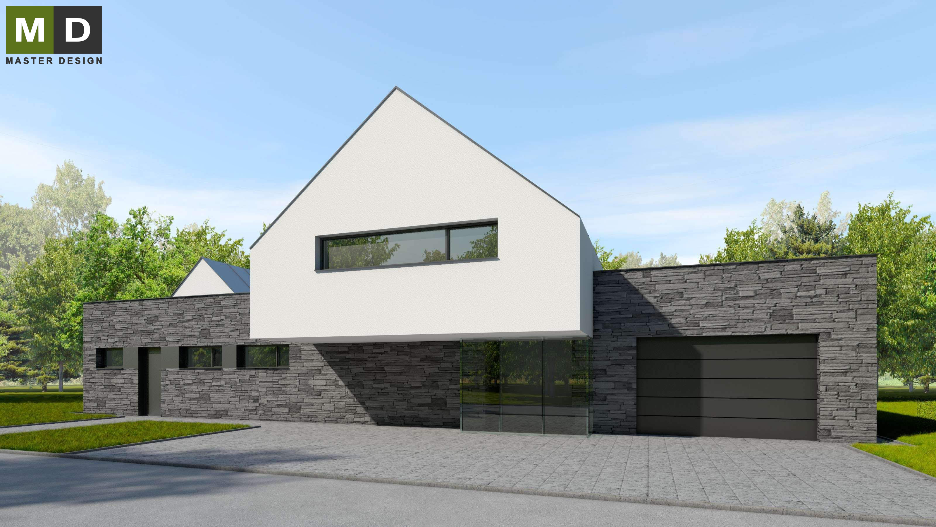 Luxury two-storey house in the CHKOTrojanovice - visualisation2 Luxury two-storey house in the CHKOTrojanovice - visualisation2