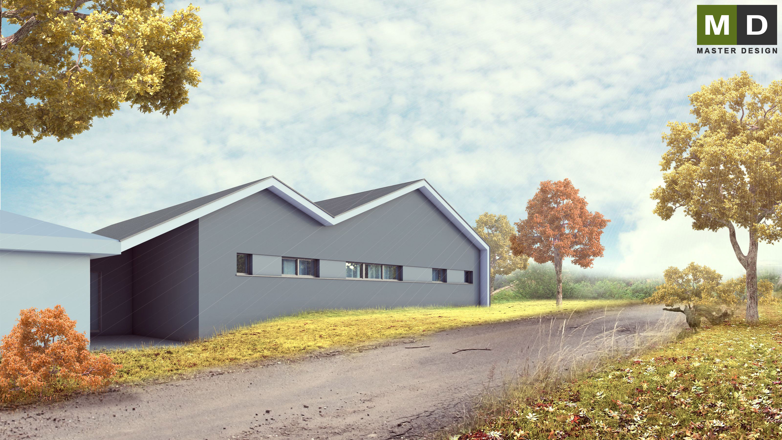 Extension of the family house with stone facingStatenice u Prahy - visualisation3 Extension of the family house with stone facingStatenice u Prahy - visualisation3