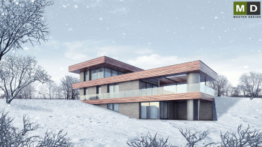 Luxury low energy house in the hillside - Jihlava - preview