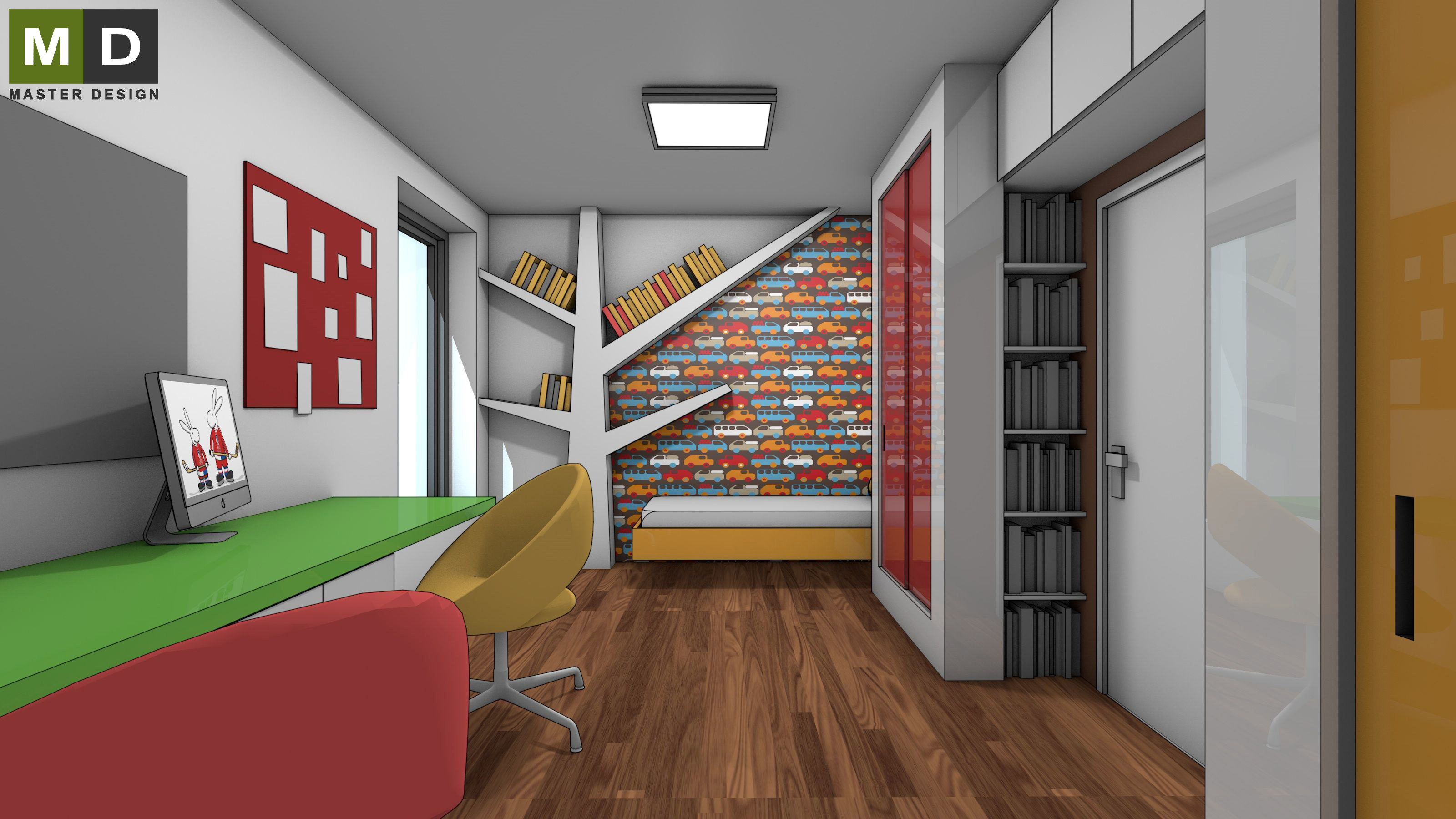 Family house interior - Praha Čestlice - visualisation 5 Family house interior - Praha Čestlice - visualisation 5