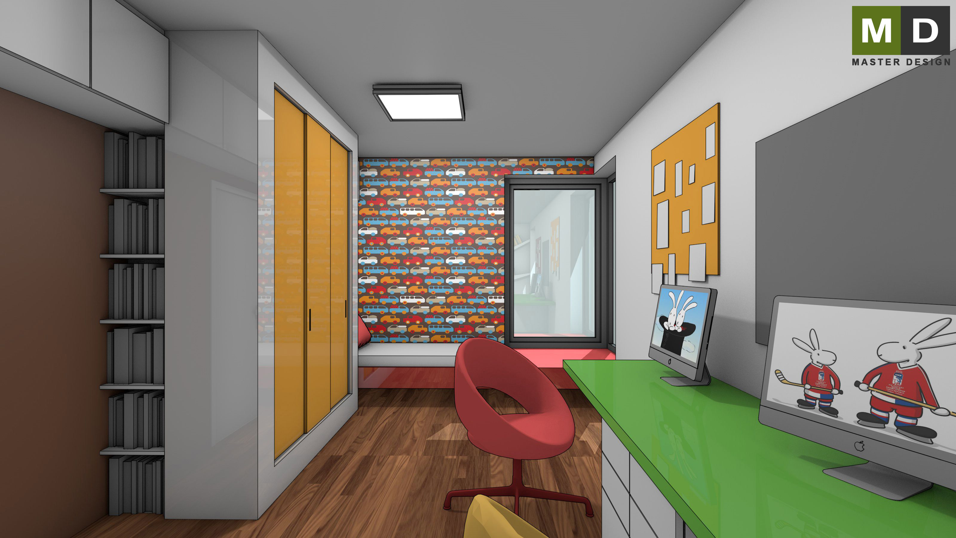 Family house interior - Praha Čestlice - visualisation 7 Family house interior - Praha Čestlice - visualisation 7