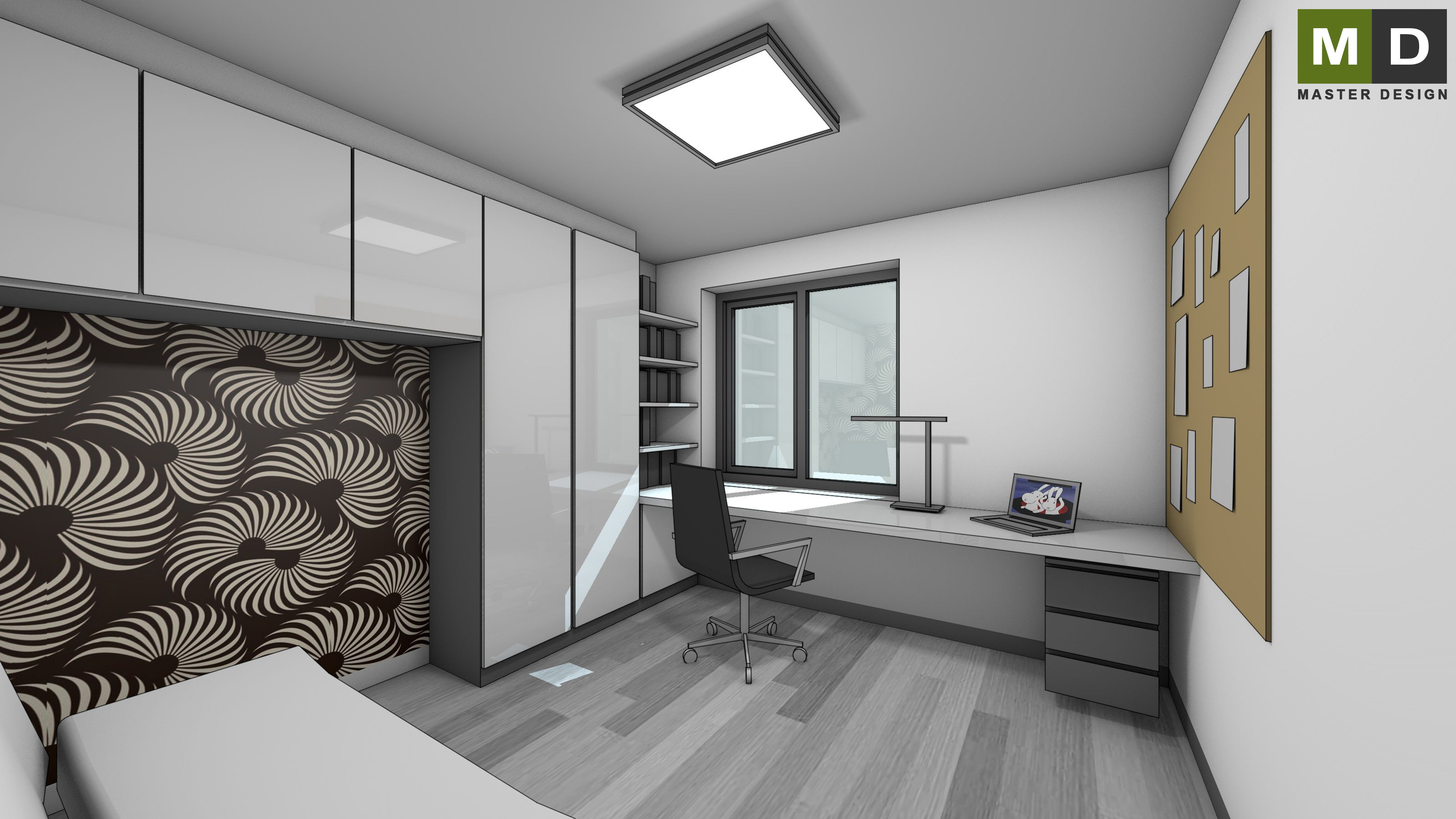 Family house interior - Praha Čestlice - visualisation 16 Family house interior - Praha Čestlice - visualisation 16