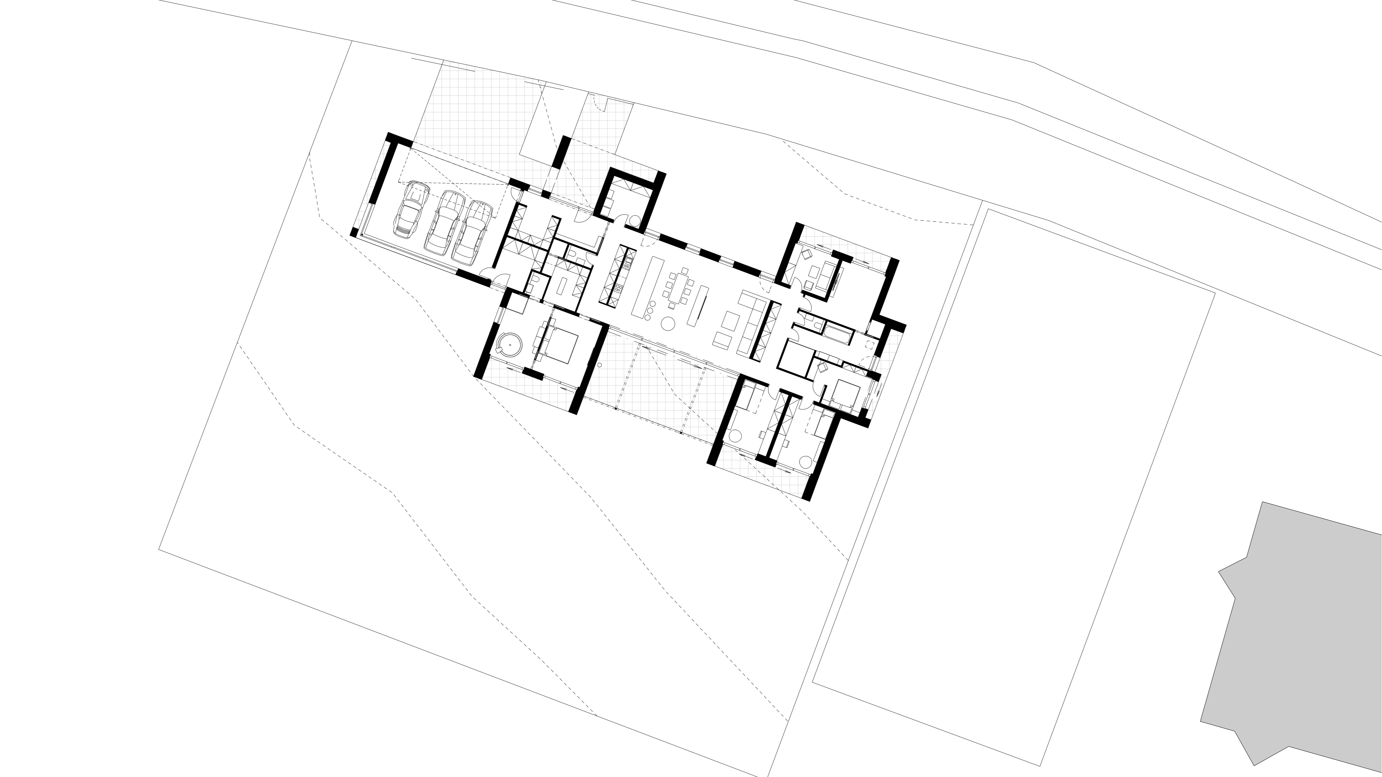 Compact luxury bungalow with a saddle roofKlokoty Tábor - visualisation5 Compact luxury bungalow with a saddle roofKlokoty Tábor - visualisation5