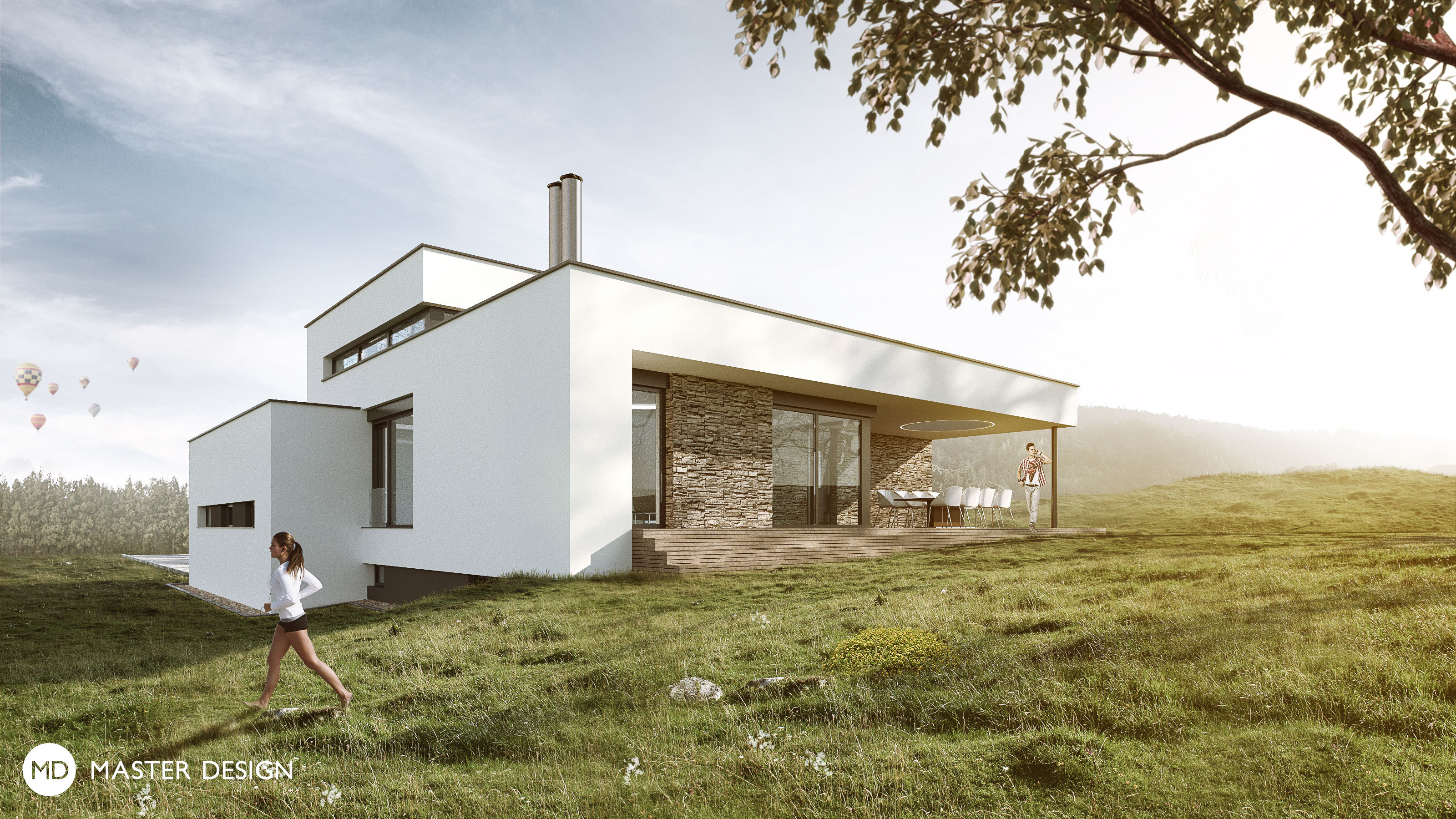 Family house - Hajany - visualisation 2 Family house - Hajany - visualisation 2