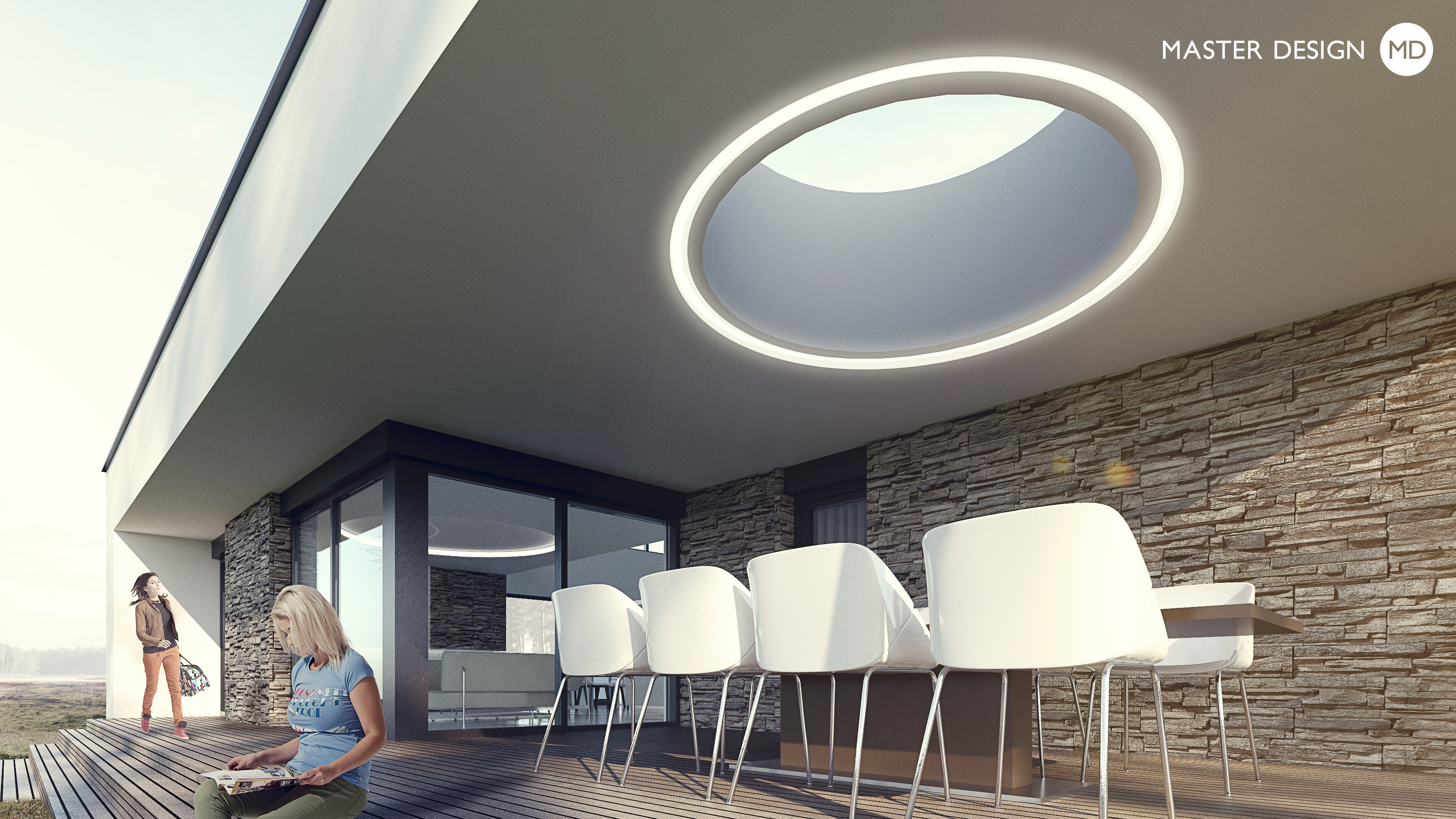 Family house - Hajany - visualisation 3 Family house - Hajany - visualisation 3