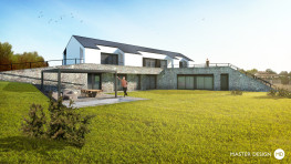 Luxury independent house with green roof and solar tiles for programmer - Dobřejovice - preview