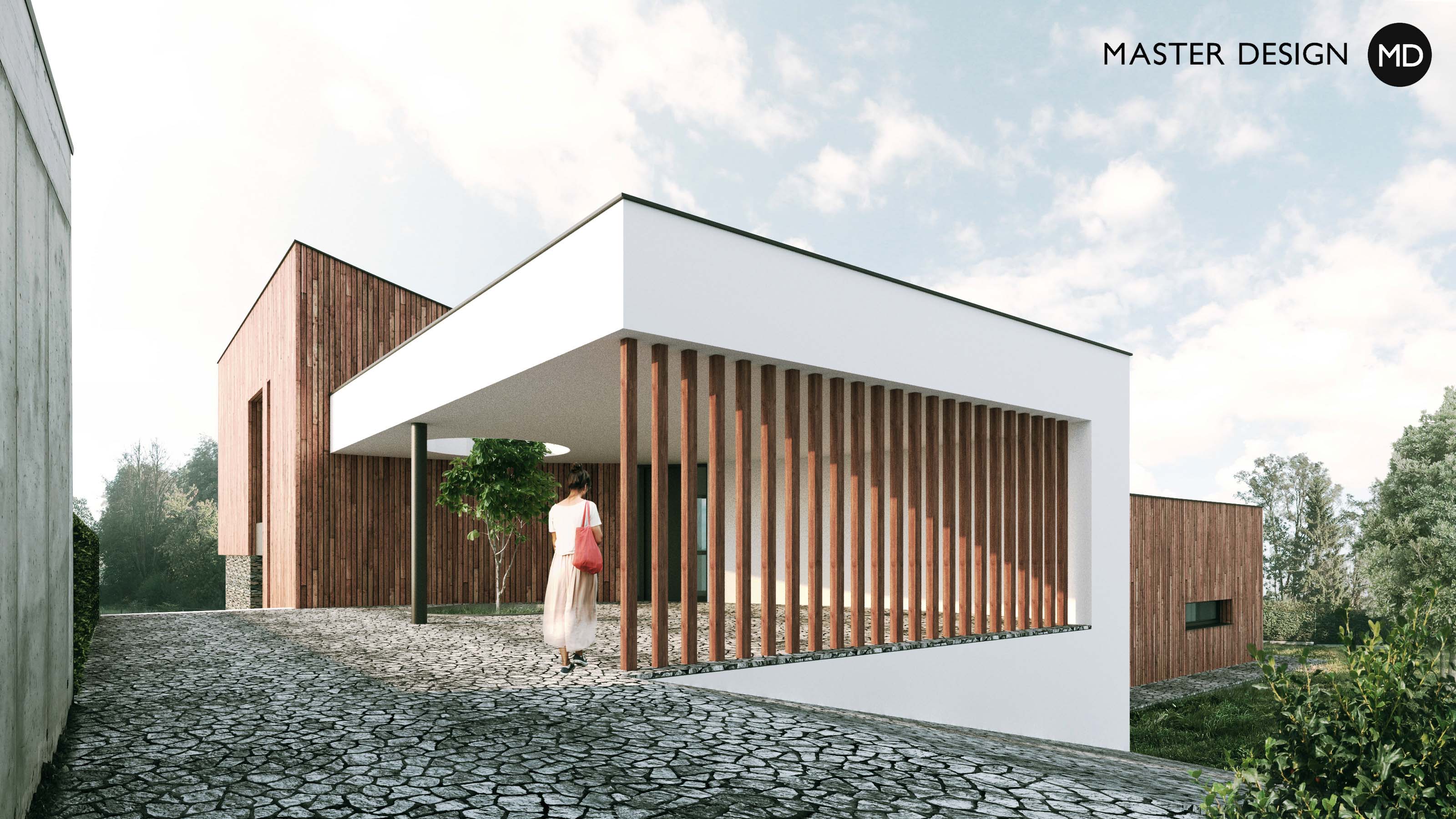 Rounded house close to the forest with wellness and wine cellarOstrava Poruba - visualisation3 Rounded house close to the forest with wellness and wine cellarOstrava Poruba - visualisation3
