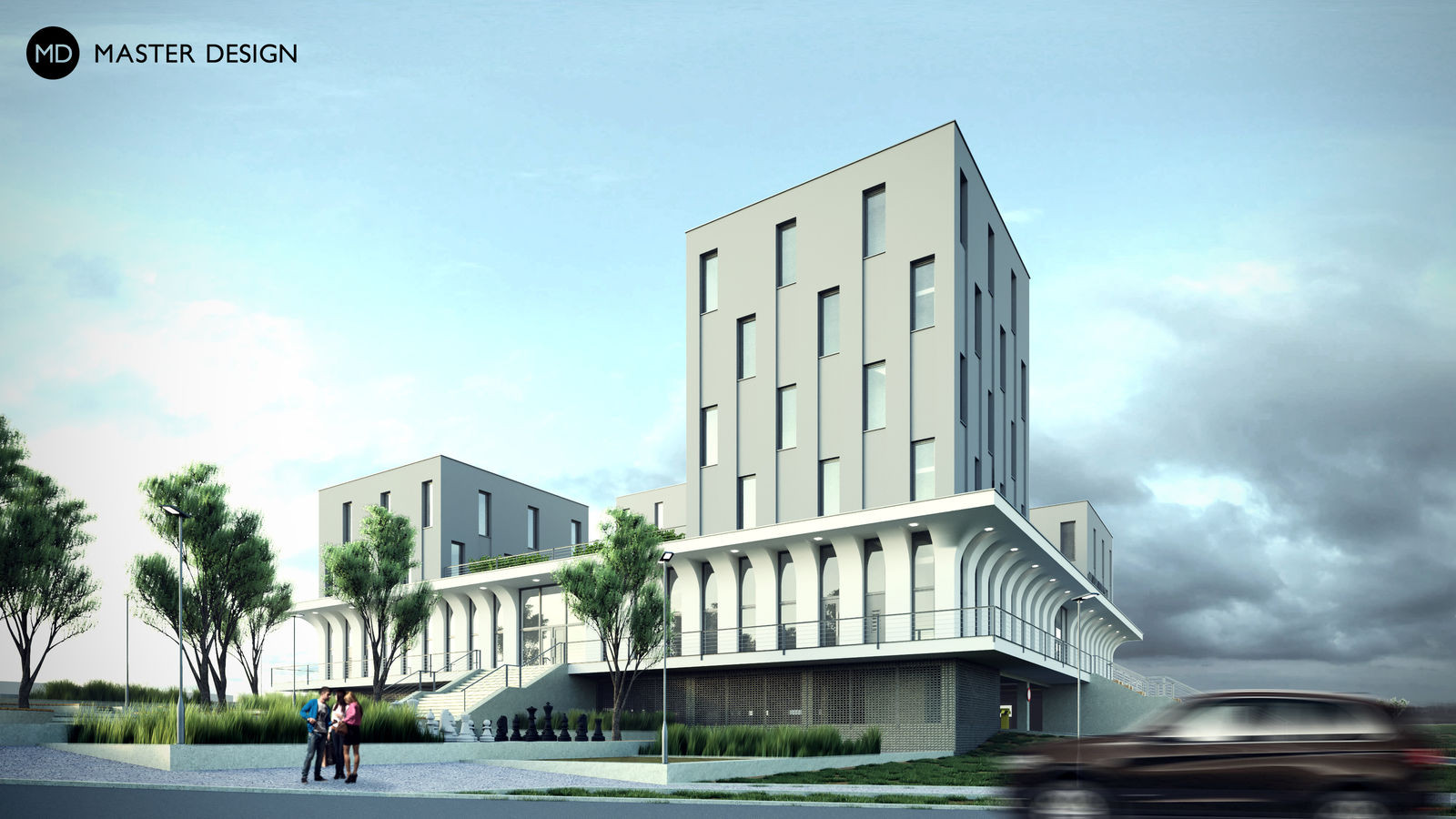 Multifunctional and residential building Kvartet - Ostrava