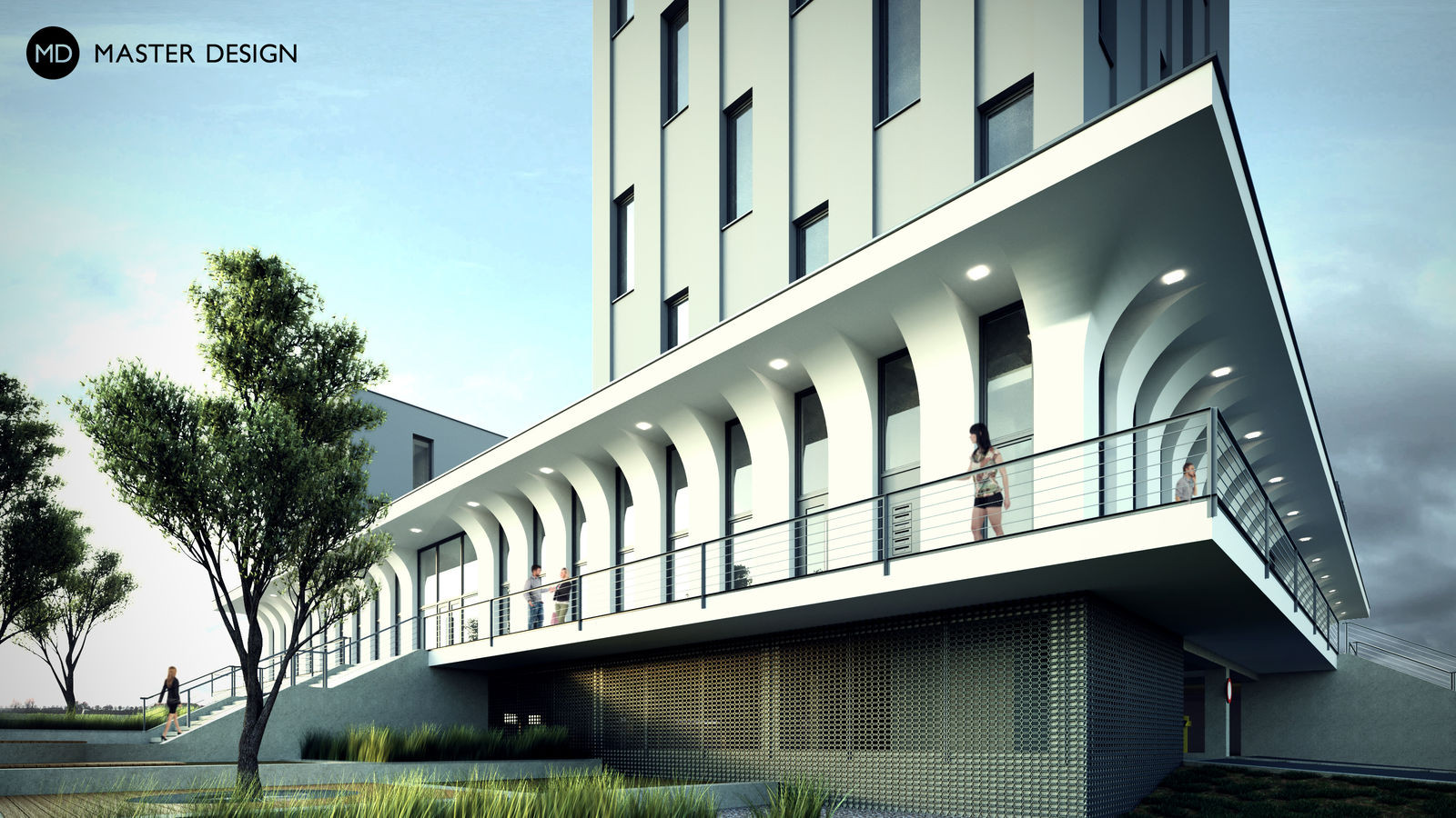 Multifunctional and residential building Kvartet - Ostrava - visualisation 4 Multifunctional and residential building Kvartet - Ostrava - visualisation 4