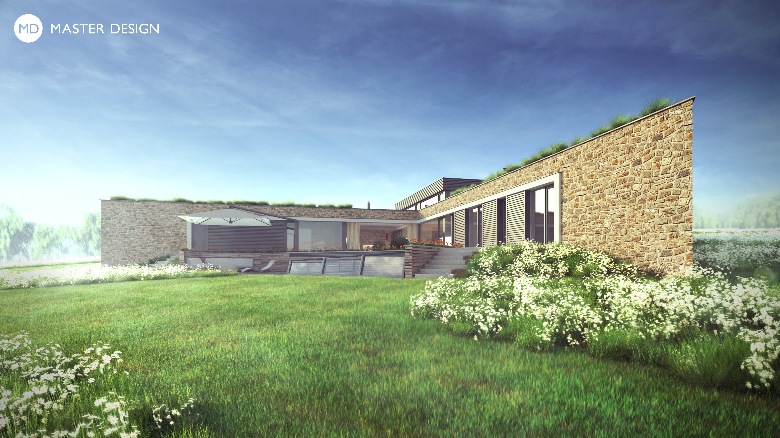 The Tuscan Style Modern Villa with Atrium - Nový jičín - preview