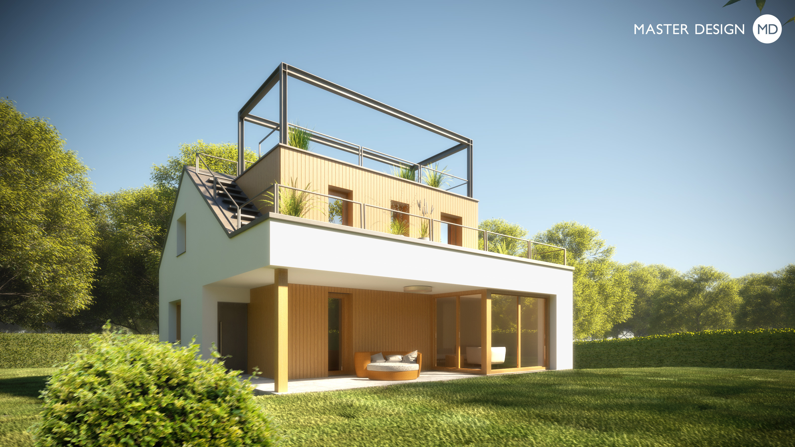 Small house with roof lookout reconstruction - Zhoř