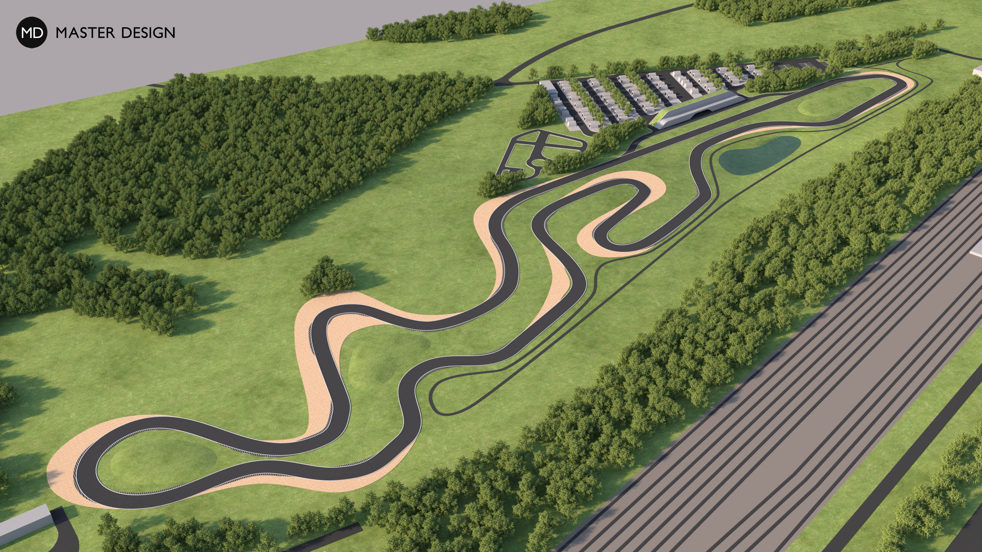 A Racing Track Go-karts Oldřichov with an Administrative Building, Restaurant and Campsite - Teplice