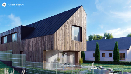 House Like a Cable Car Station in Wooden Cladding - Trutnov - preview