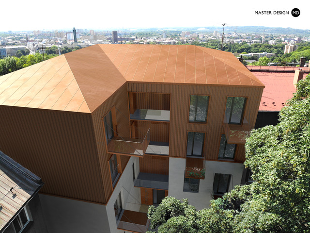 Reconstruction of the Metropol Hotel into a Residential BuildingSlezská Ostrava - visualisation2 Reconstruction of the Metropol Hotel into a Residential BuildingSlezská Ostrava - visualisation2