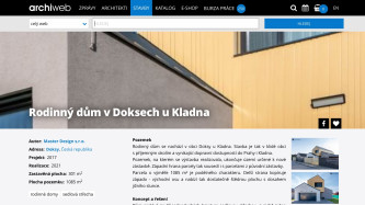 Námi realizovaná stavba v Doksech u Kladnana archiweb.cz