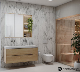 Bathroom Design of a Modern Family HouseHoroměřice - visualisation4