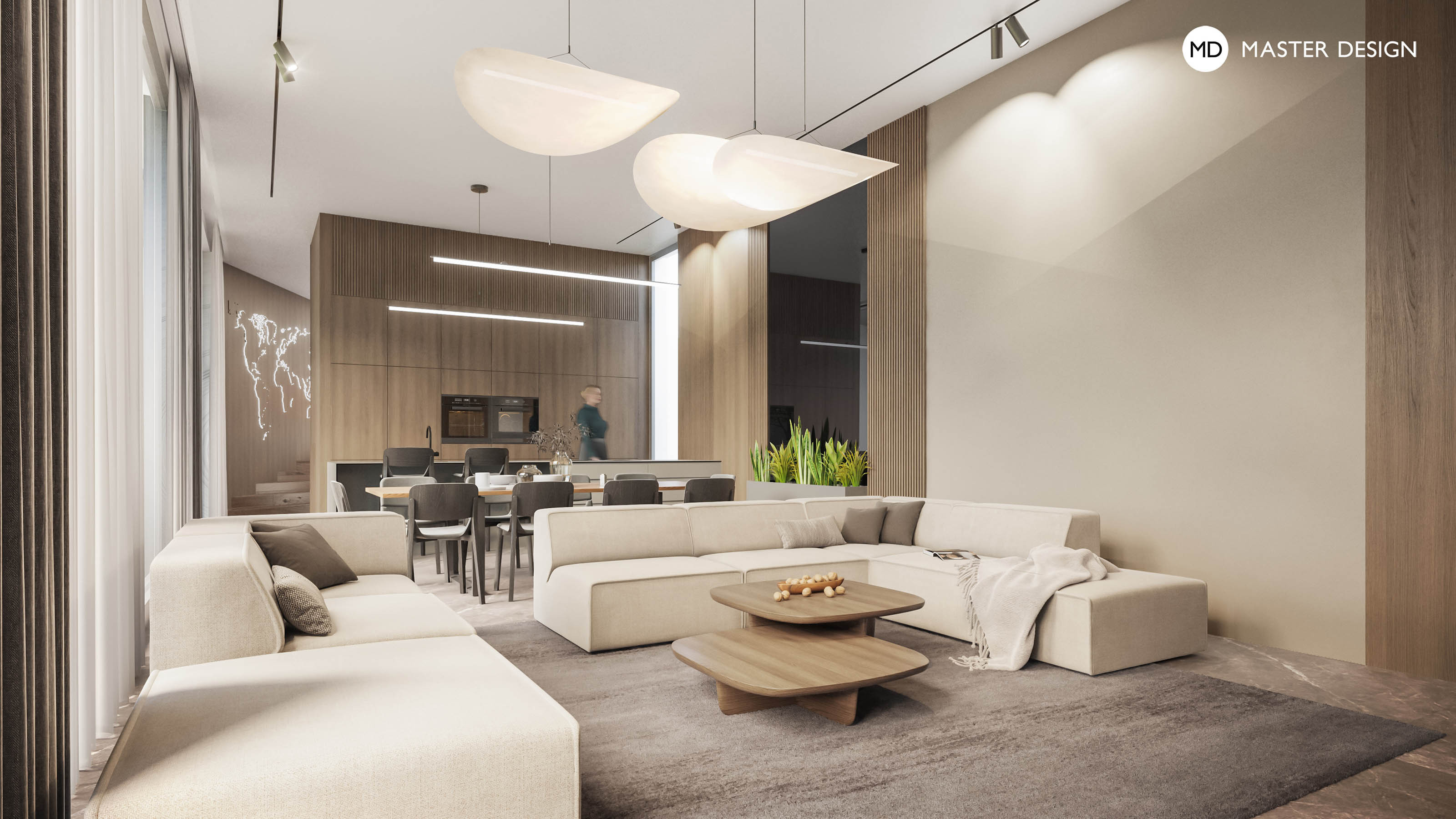 Luxury bungalow interior - Unhošť