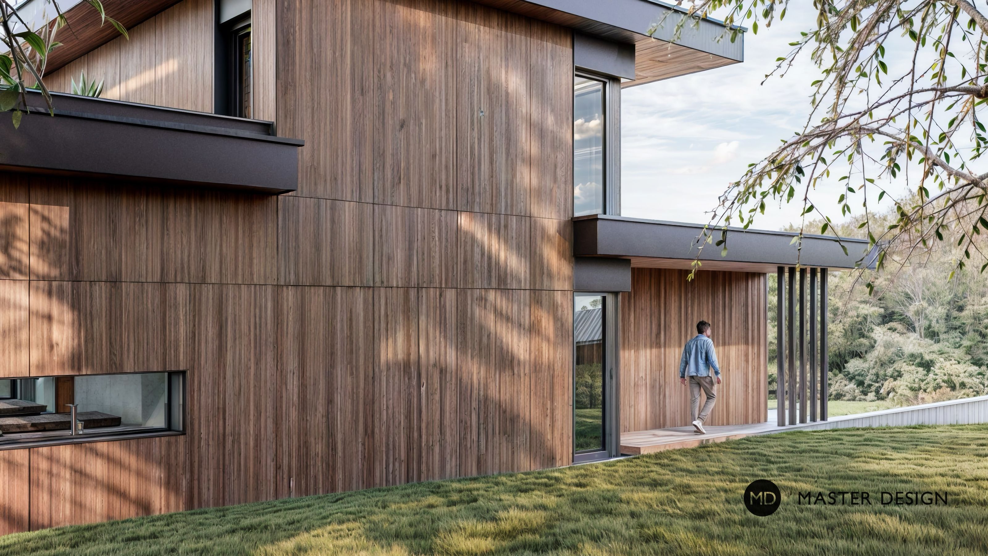 Three-story villa with large-format tilesPraha - visualisation4 Three-story villa with large-format tilesPraha - visualisation4