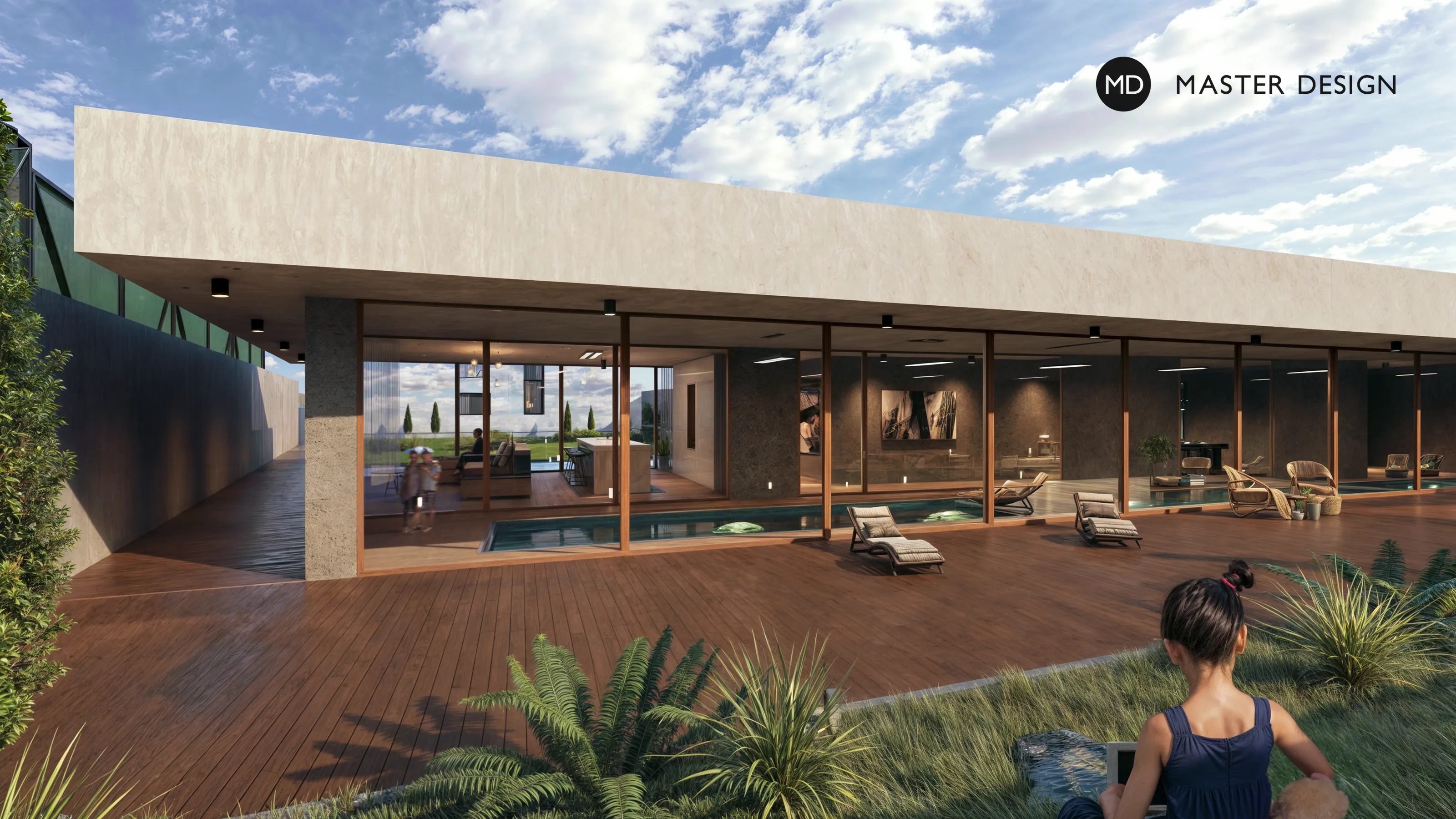 The Garden House with 20 Metres Long Swimming Pool - Vysoký Újezd - main visualisation The Garden House with 20 Metres Long Swimming Pool - Vysoký Újezd - main visualisation