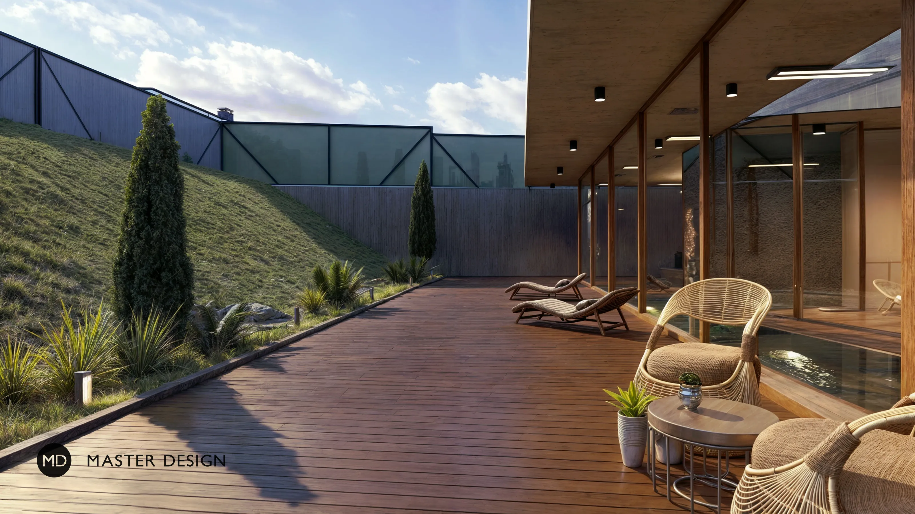 The Garden House with 20 Metres Long Swimming PoolVysoký Újezd - visualisation2 The Garden House with 20 Metres Long Swimming PoolVysoký Újezd - visualisation2
