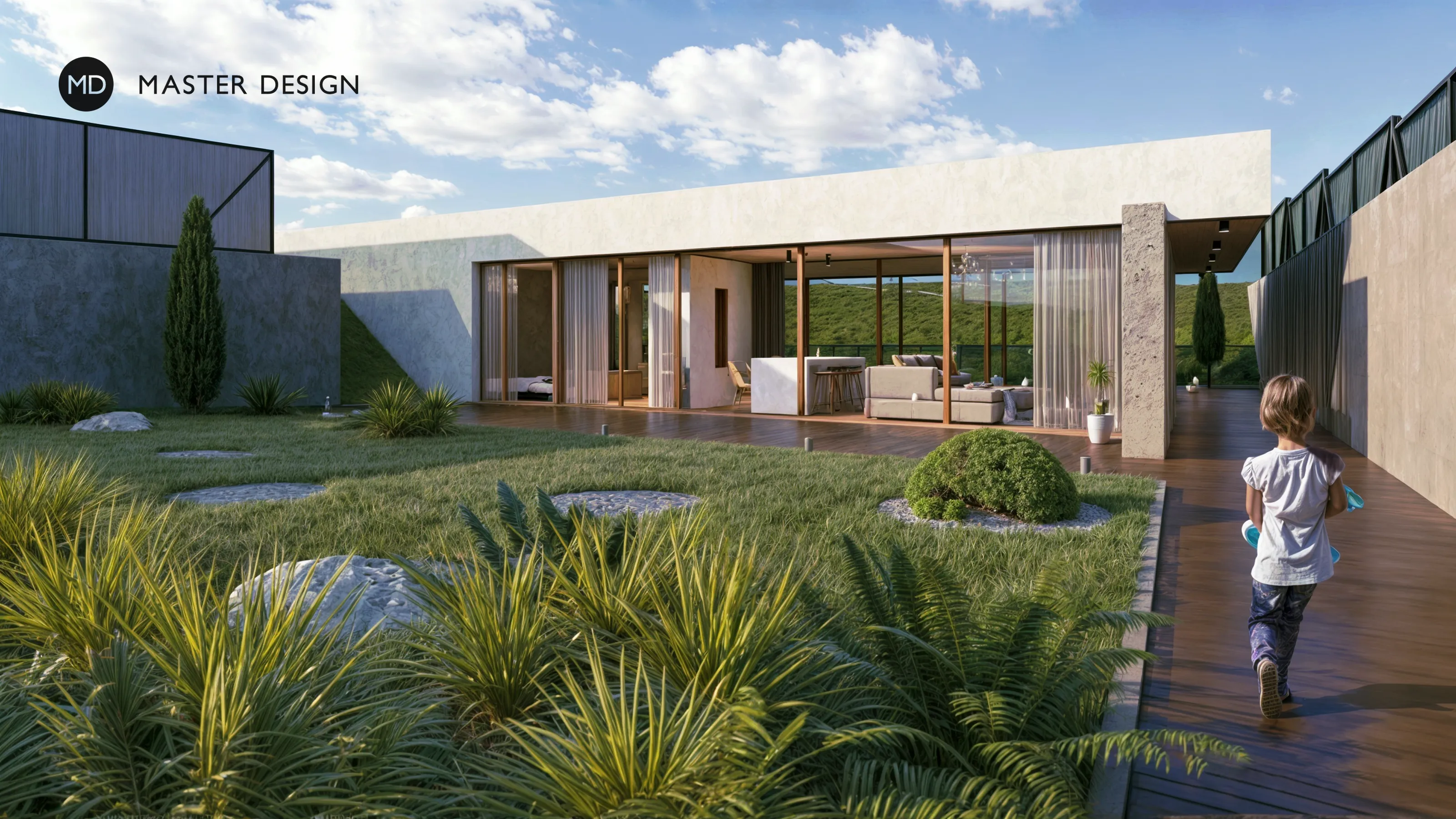 The Garden House with 20 Metres Long Swimming PoolVysoký Újezd - visualisation3 The Garden House with 20 Metres Long Swimming PoolVysoký Újezd - visualisation3