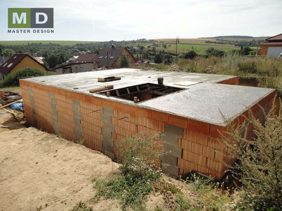 Construction - Family house Heršpice u Brna - visualisation 7 Construction - Family house Heršpice u Brna - visualisation 7