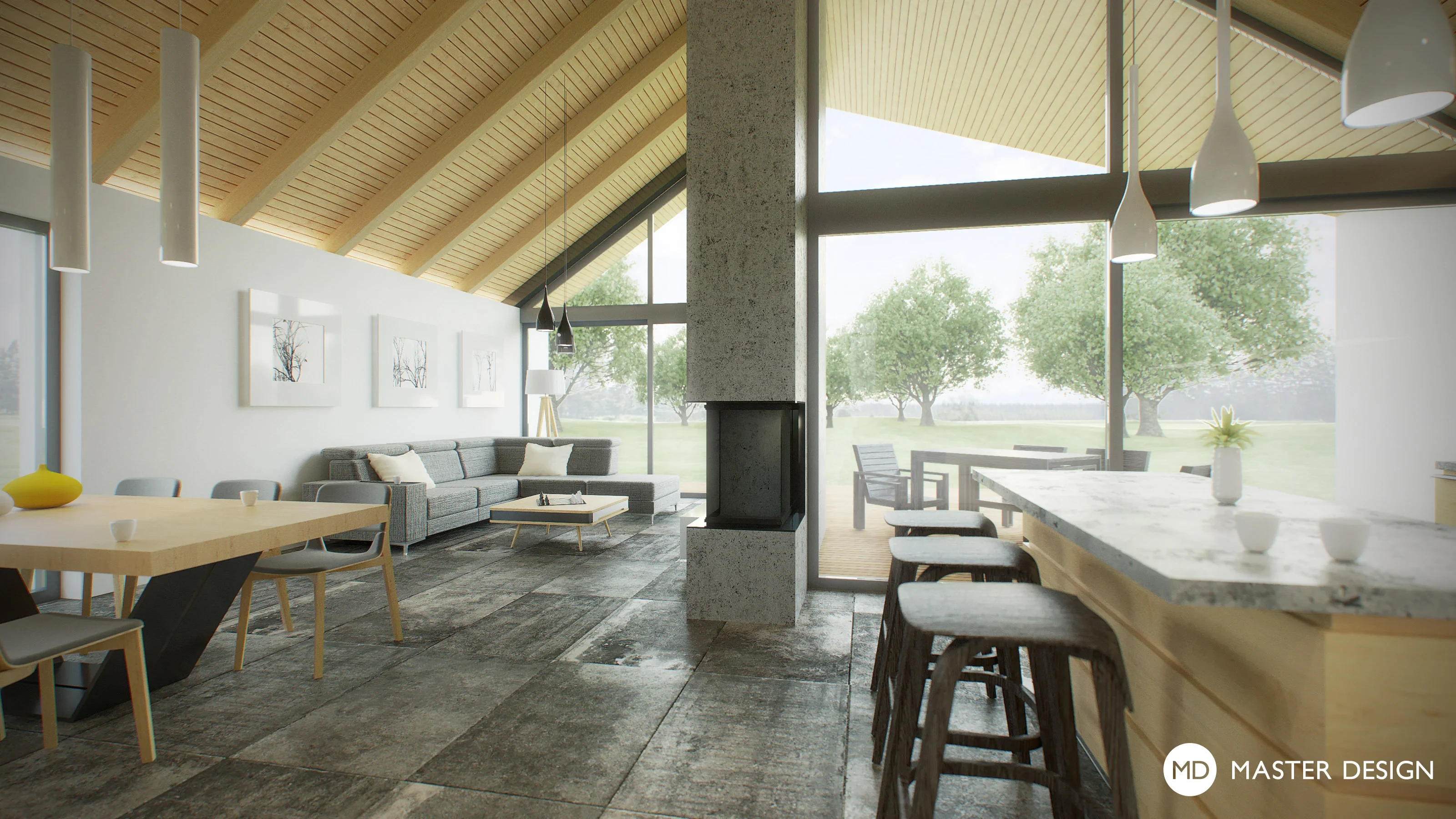 Family house interior - Braškov - preview