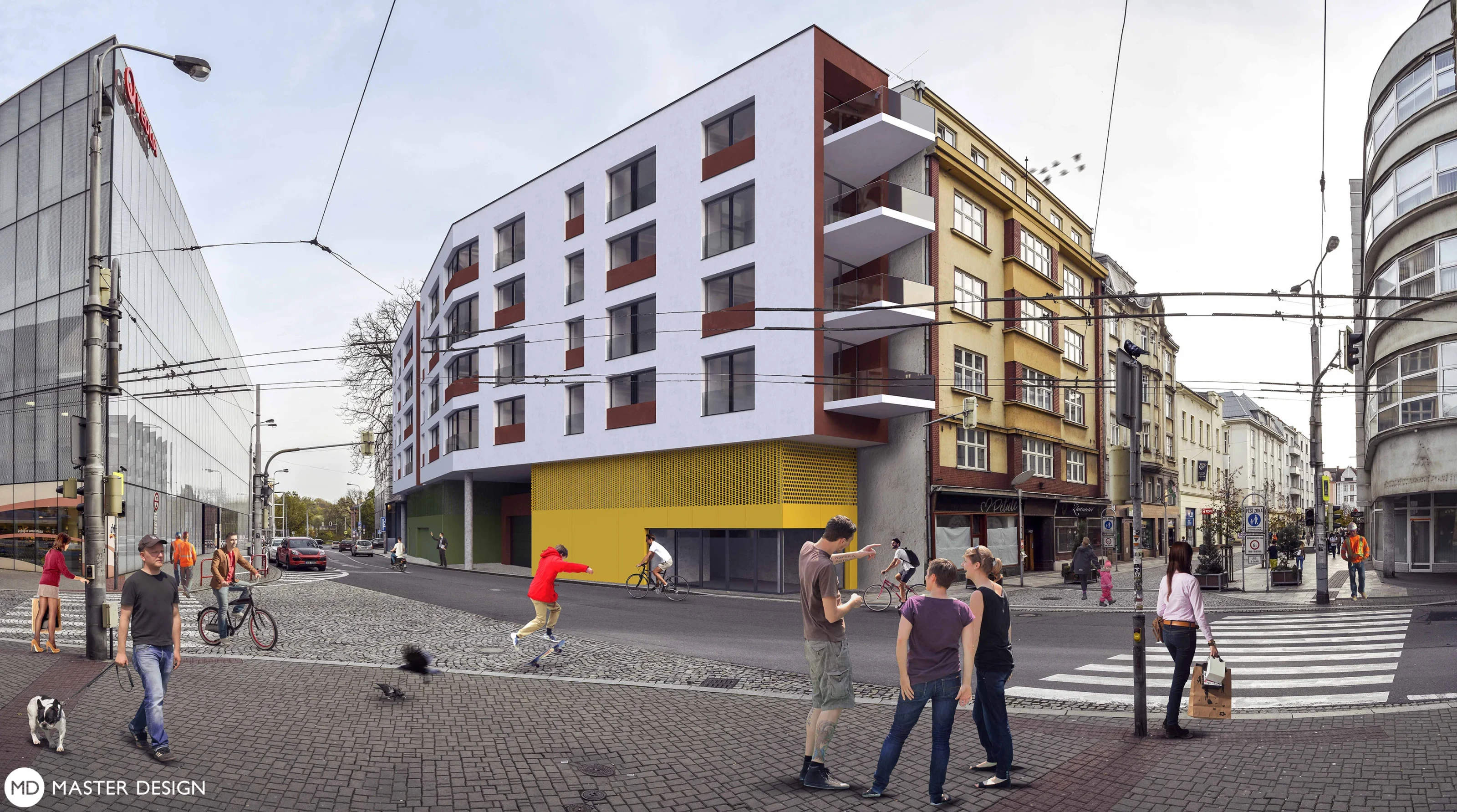 Appartment building in city center - Ostrava