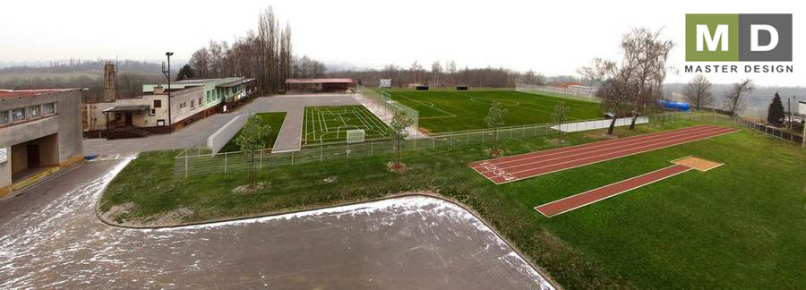 Sports areal - Ostrava Hošťálkovice - visualisation 2 Sports areal - Ostrava Hošťálkovice - visualisation 2