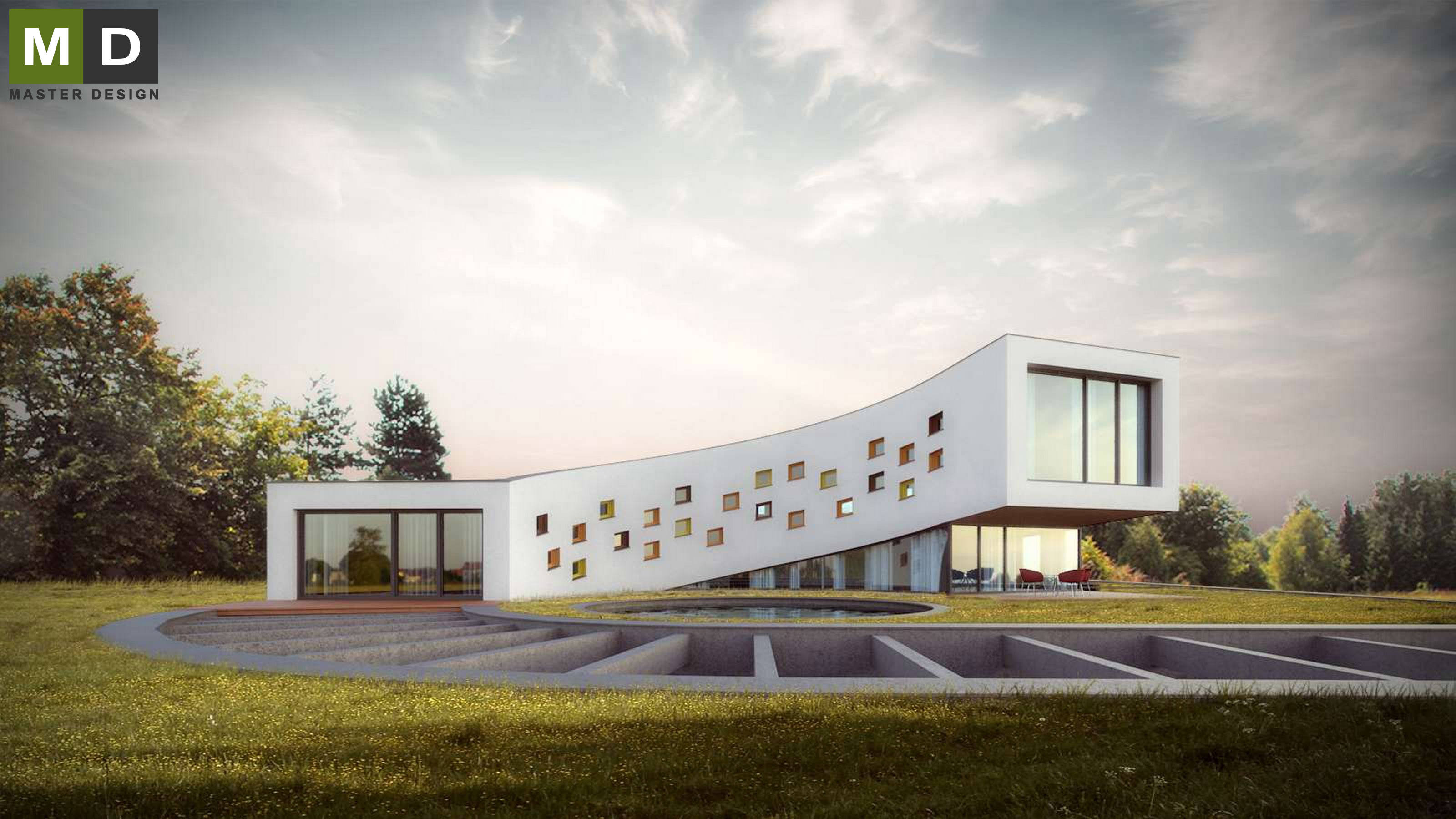 Atypical luxury villa in an arc - Hradec Králové