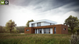 Luxury low energy house with large format tiles - Malé Kyšice - preview