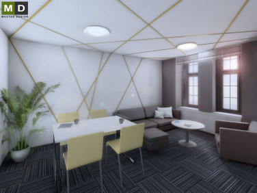 Interior design of office space - Praha Holešovice  - main visualisation