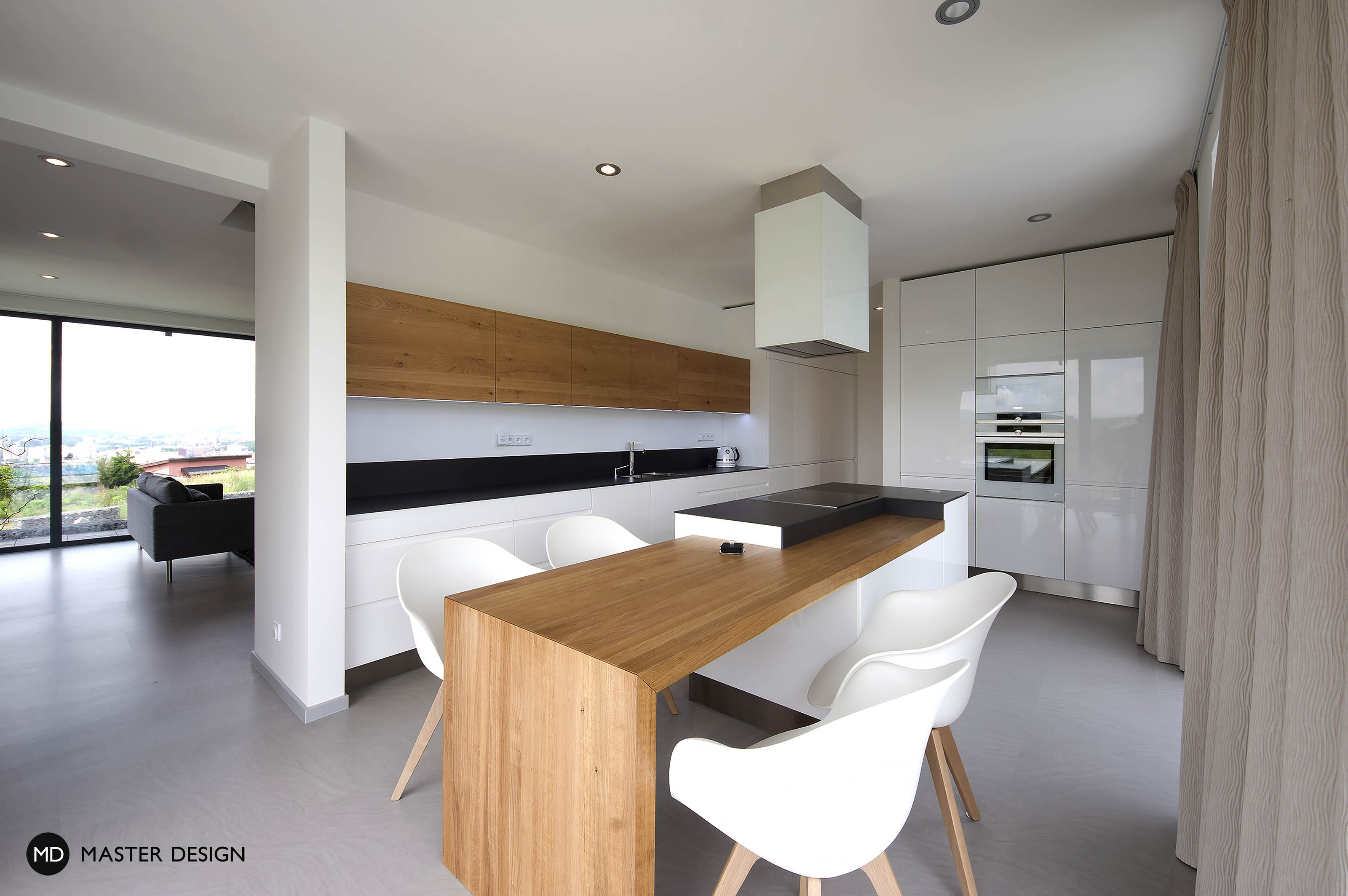 Designový luxusní dům s dřevěným obkladem fasád - Beroun - Vizualizace 6